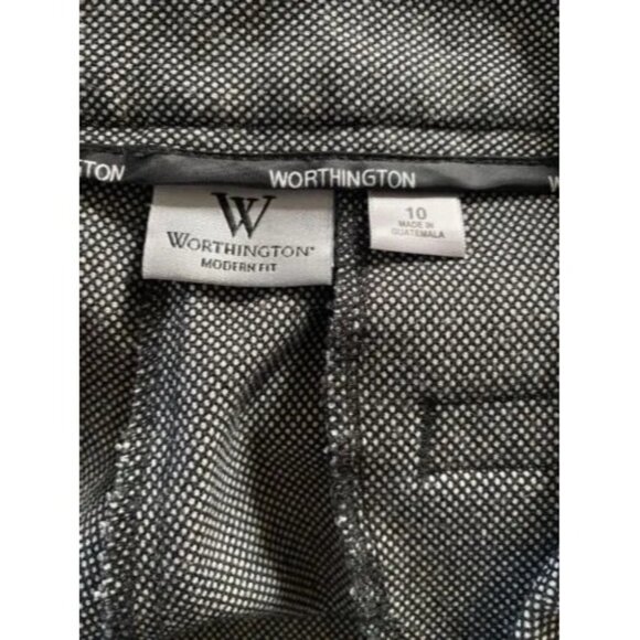 Worthington Women's Dress Career Pants Mid Rise Stretch Pockets 10R - Picture 4 of 5